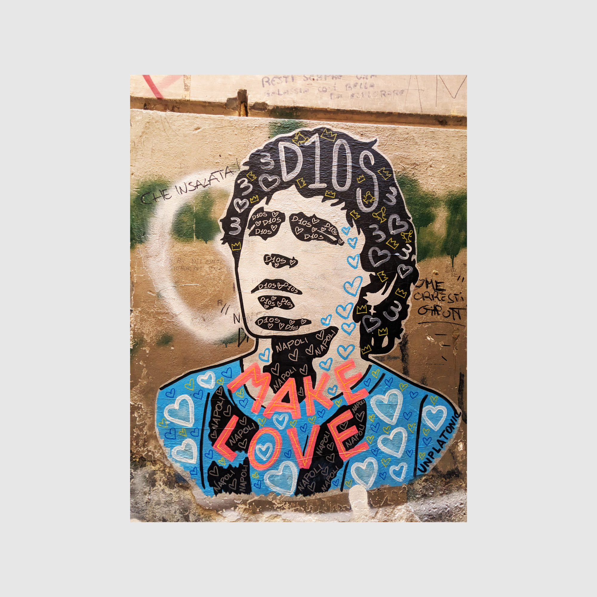 D10S, Maradona – Stickerbombworld