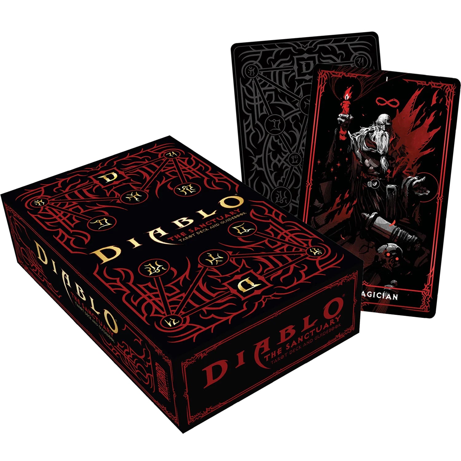 洋書 Diablo: The Sanctuary Tarot Deck Diablo: The Sanctuary Tarot Deck and Guidebook – Stickerbombworld