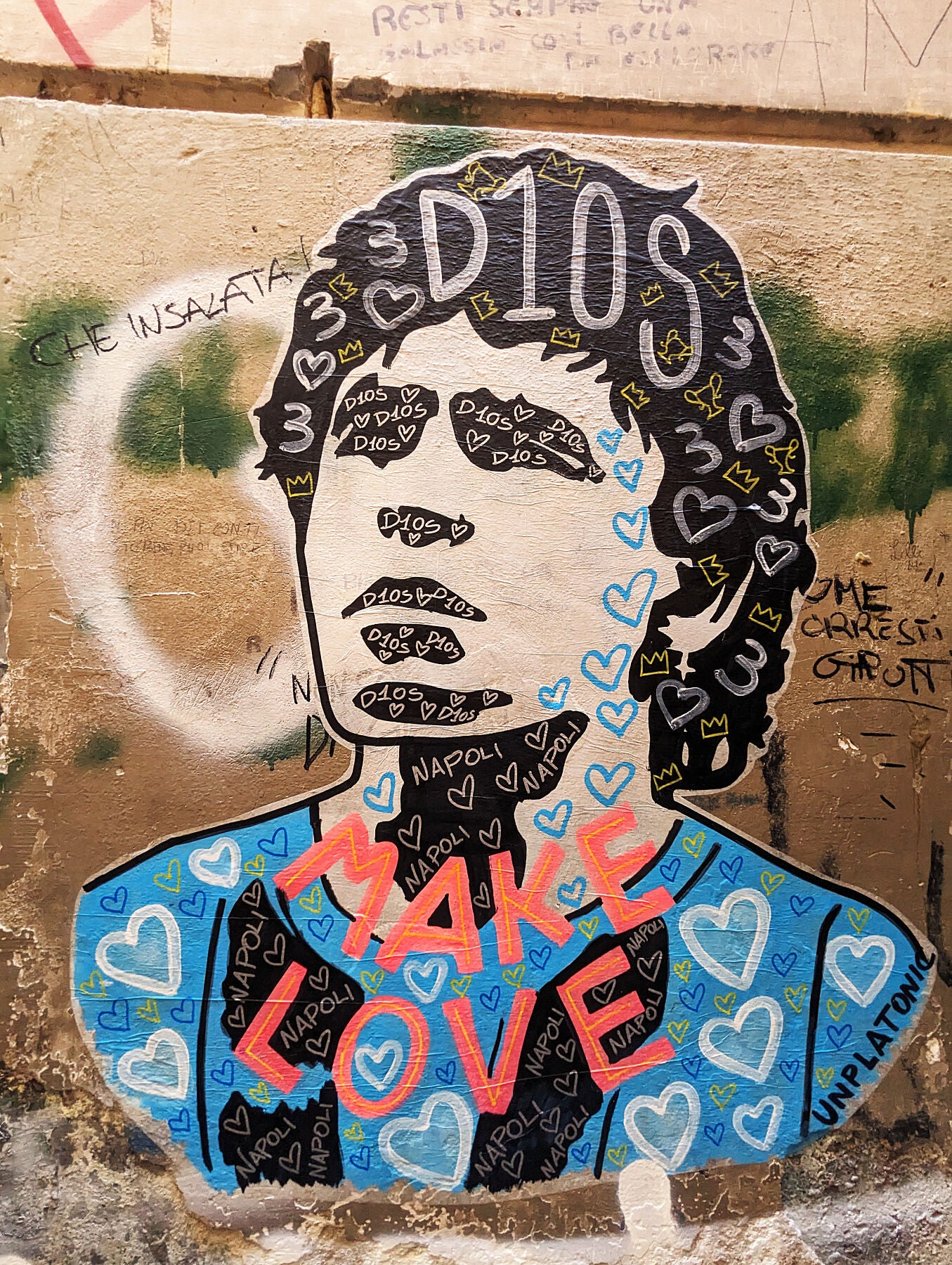 D10S, Maradona – Stickerbombworld