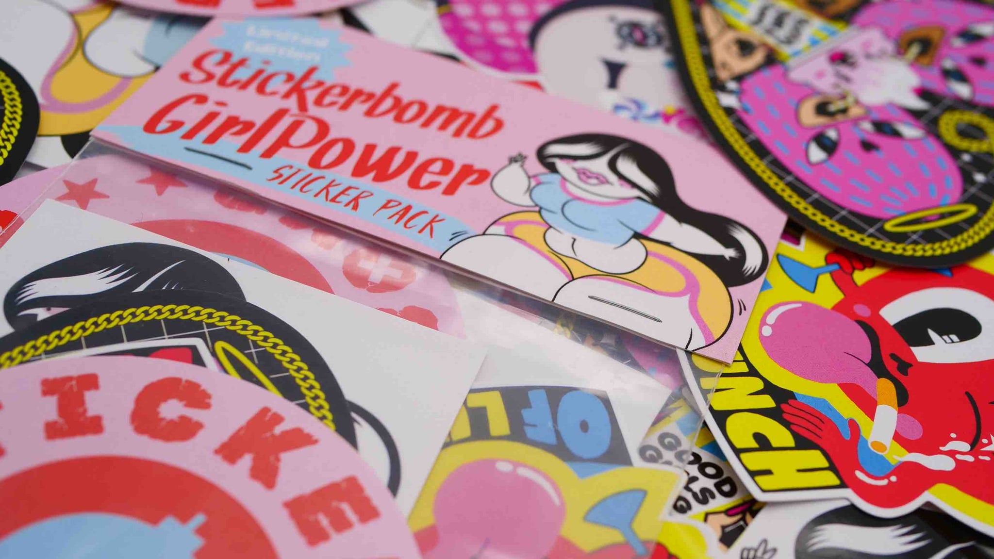 Stickerbomb Girl Power Sticker Pack