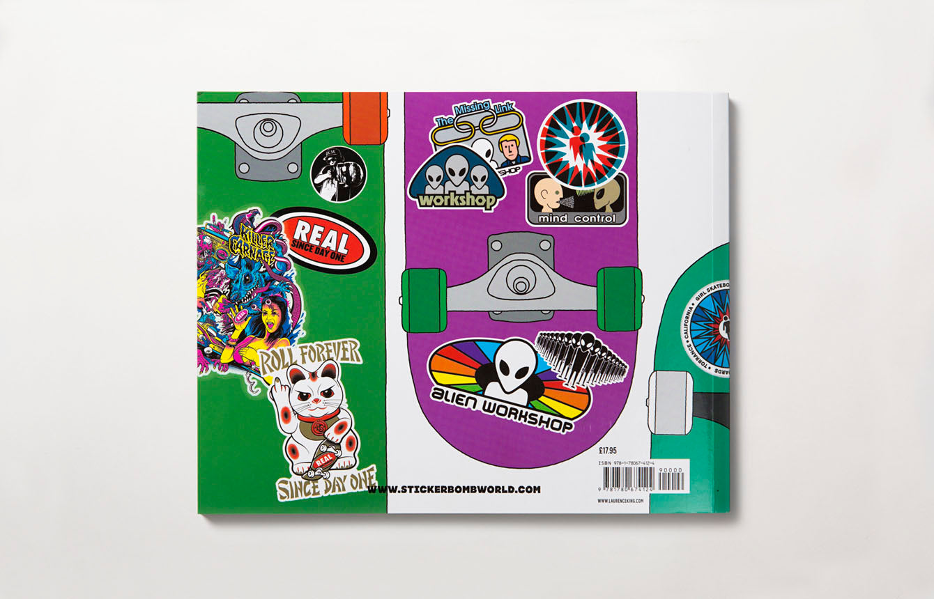 Skate Sticker Stack Stickerbomb Skate: 150 Classic Skateboard Stickers – Stickerbombworld
