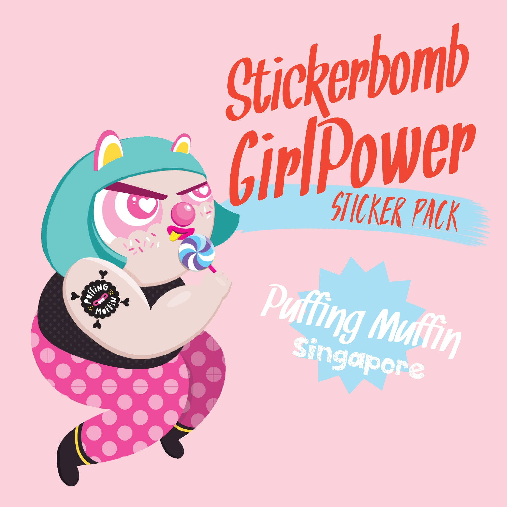 Stickerbomb Girl Power Sticker Pack
