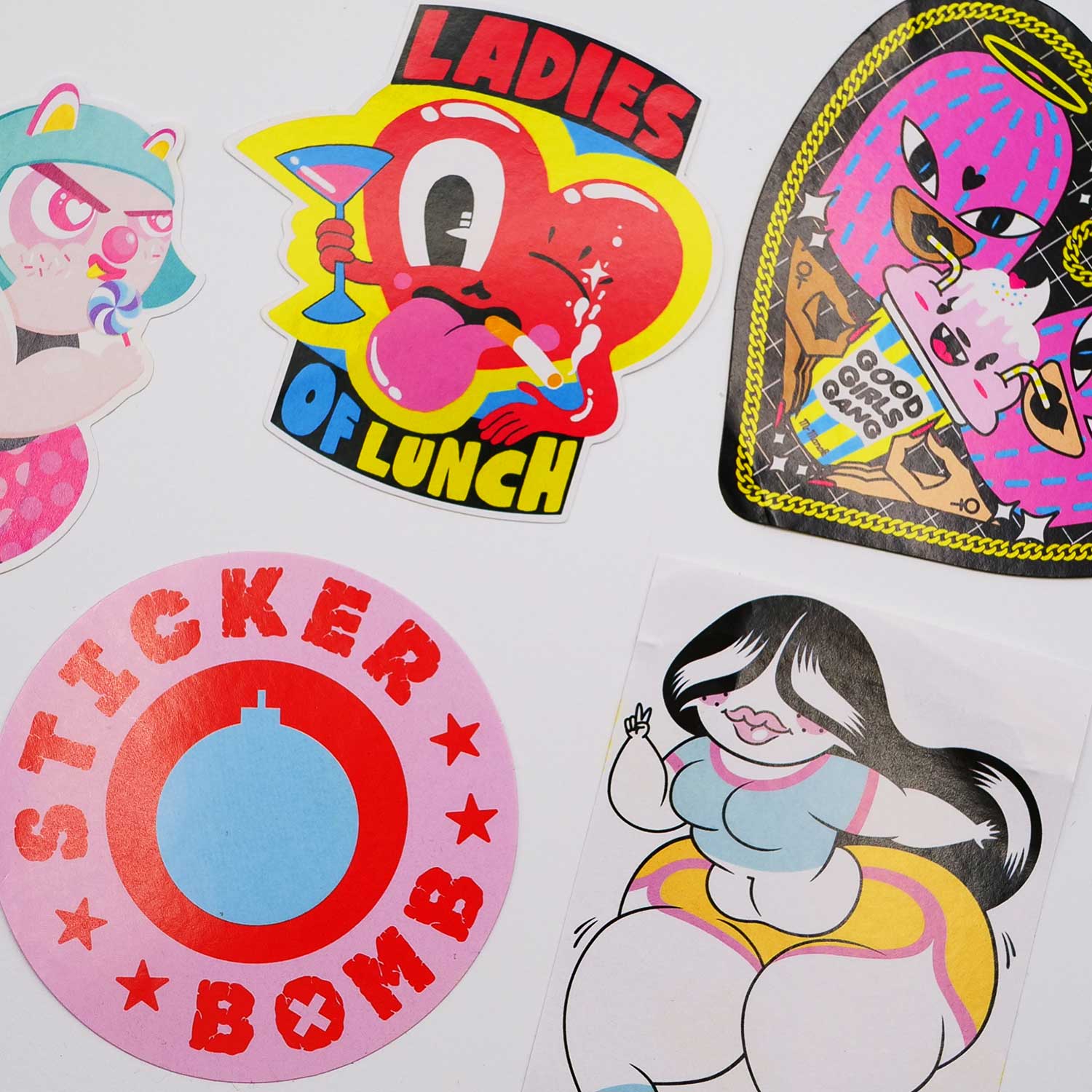 Stickerbomb Girl Power Sticker Pack