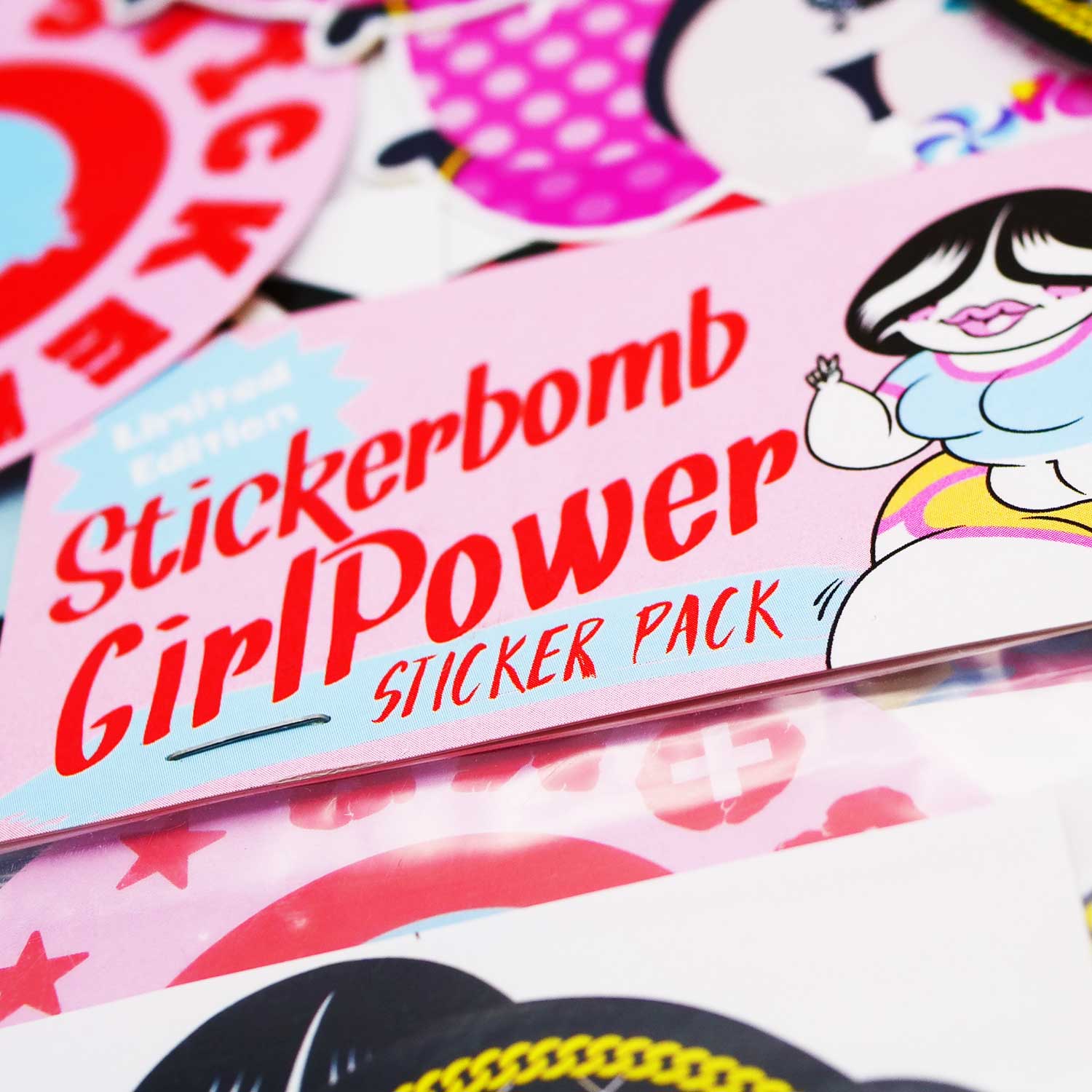 Stickerbomb Girl Power Sticker Pack
