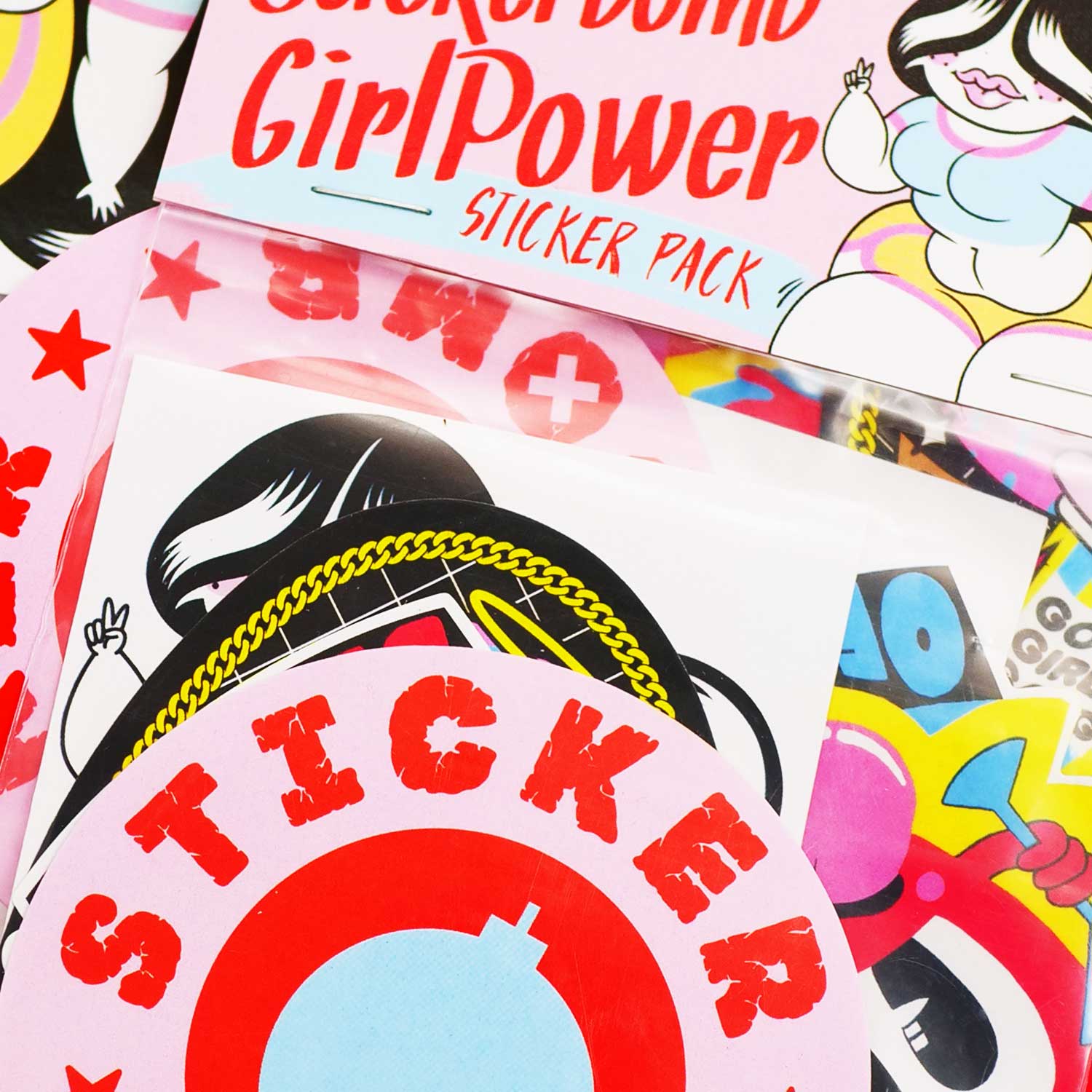 Stickerbomb Girl Power Sticker Pack